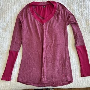 Marmot long sleeve. Heather pink size small